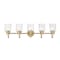 Z-Lite Kinsley 5 Light Vanity, Heirloom Gold And Clear Seeded 340-5V-HG - alternate 4